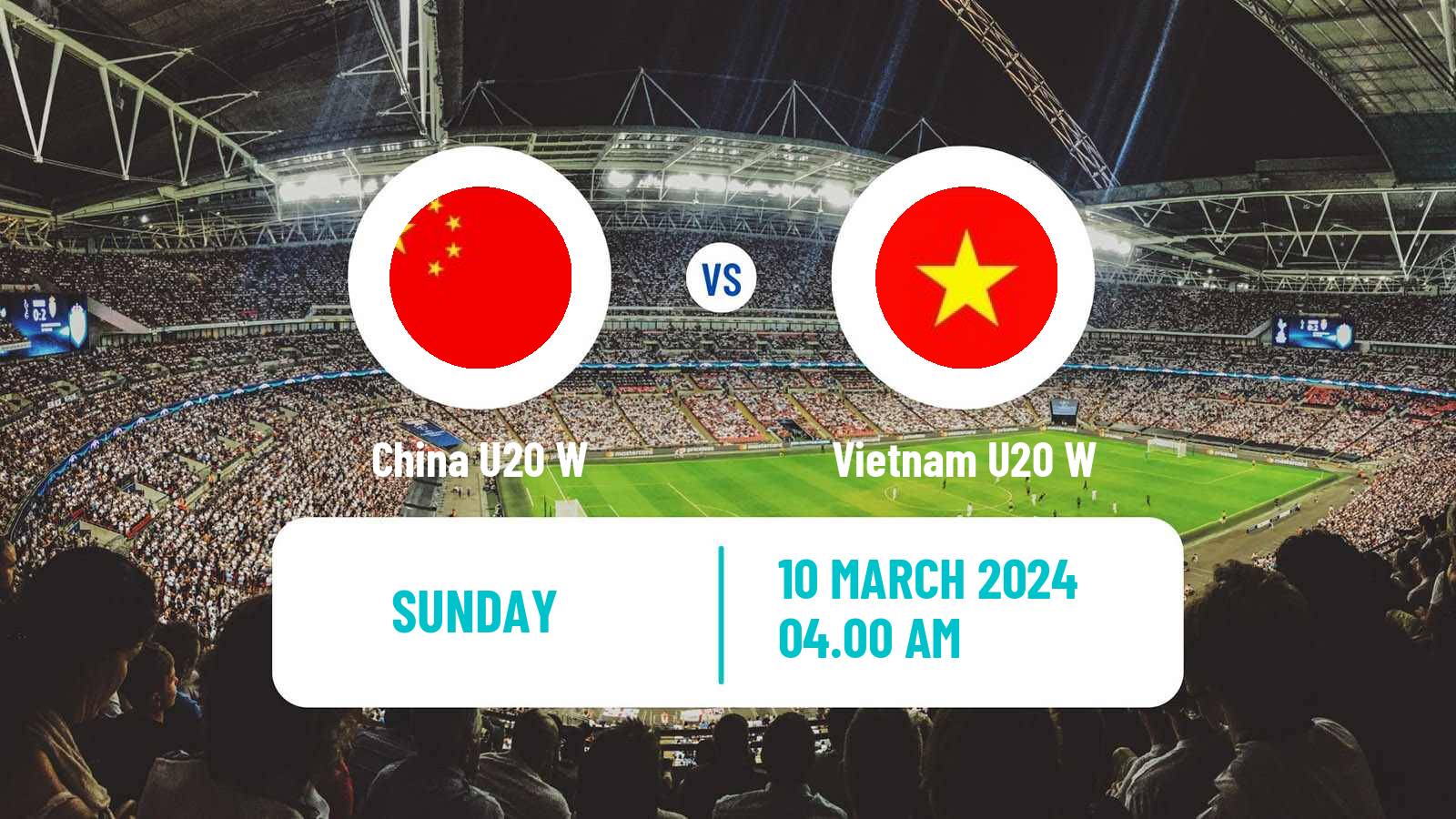 Soccer AFC Asian Cup Women U20 China U20 W - Vietnam U20 W