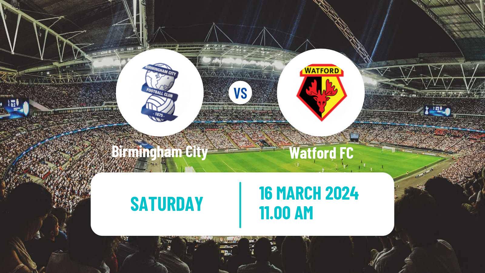 Soccer English League Championship Birmingham City - Watford