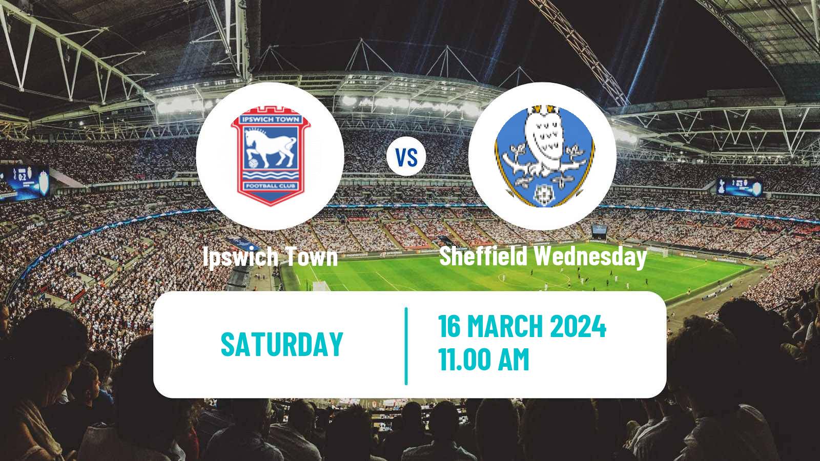 Soccer English League Championship Ipswich Town - Sheffield Wednesday