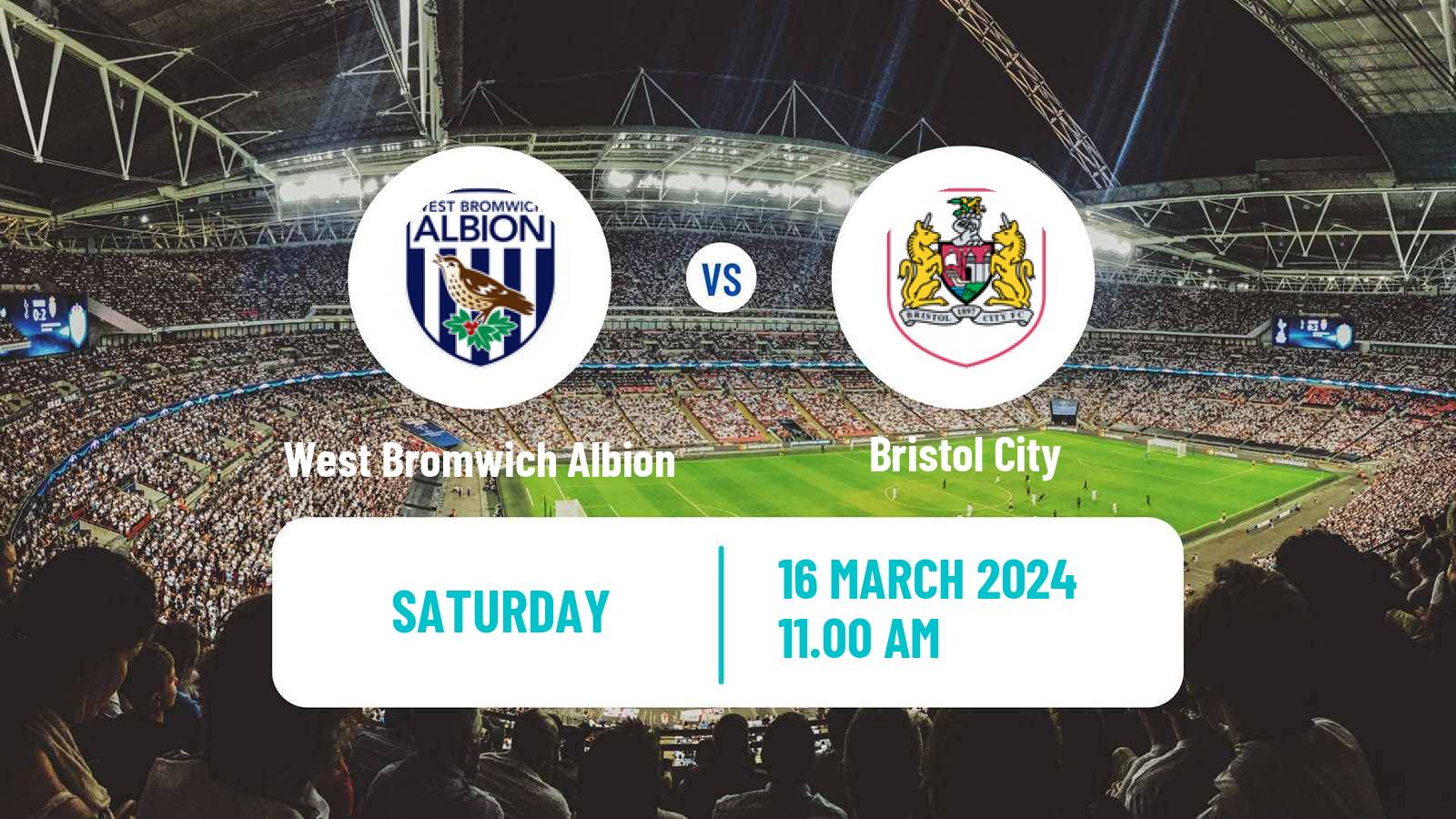Soccer English League Championship West Bromwich Albion - Bristol City