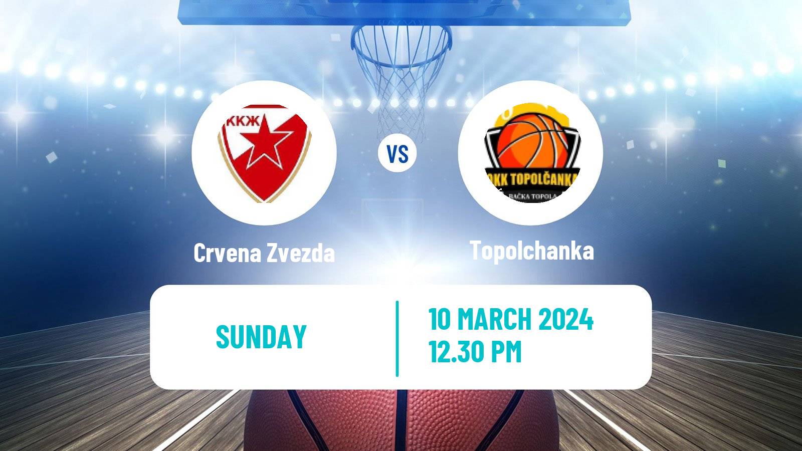 Basketball Serbian 1 ZLS Basketball Women Crvena Zvezda - Topolchanka