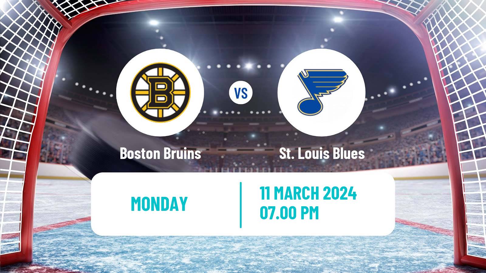 Hockey NHL Boston Bruins - St. Louis Blues