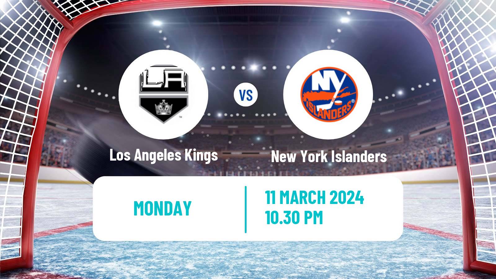 Hockey NHL Los Angeles Kings - New York Islanders