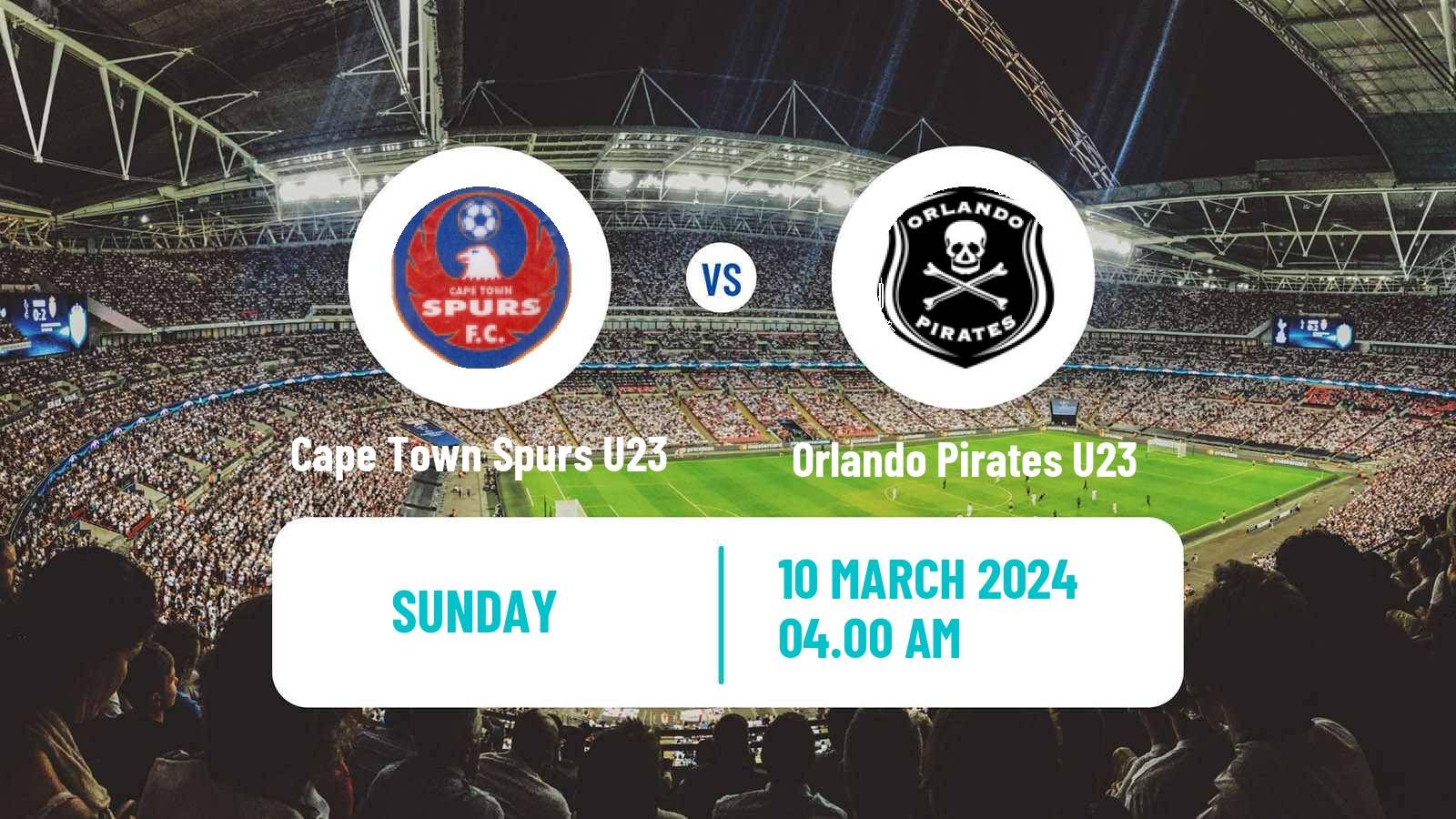 Soccer South African Diski Challenge Cape Town Spurs U23 - Orlando Pirates U23