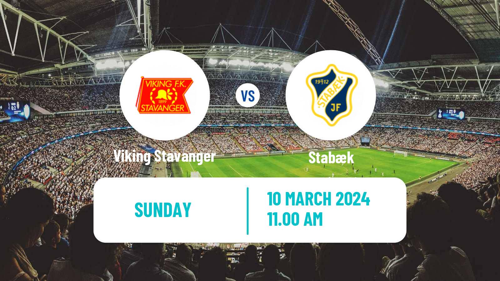 Soccer Club Friendly Viking Stavanger - Stabæk