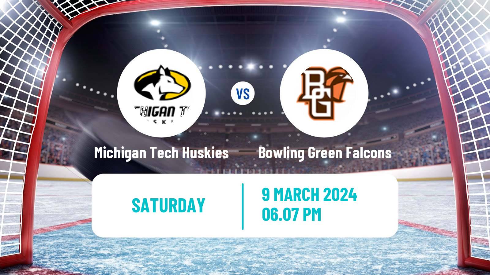 Hockey NCAA Hockey Michigan Tech Huskies - Bowling Green Falcons
