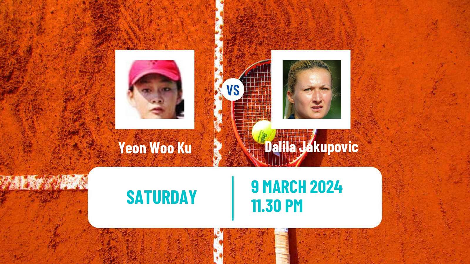 Tennis ITF W35 Nagpur Women Yeon Woo Ku - Dalila Jakupovic