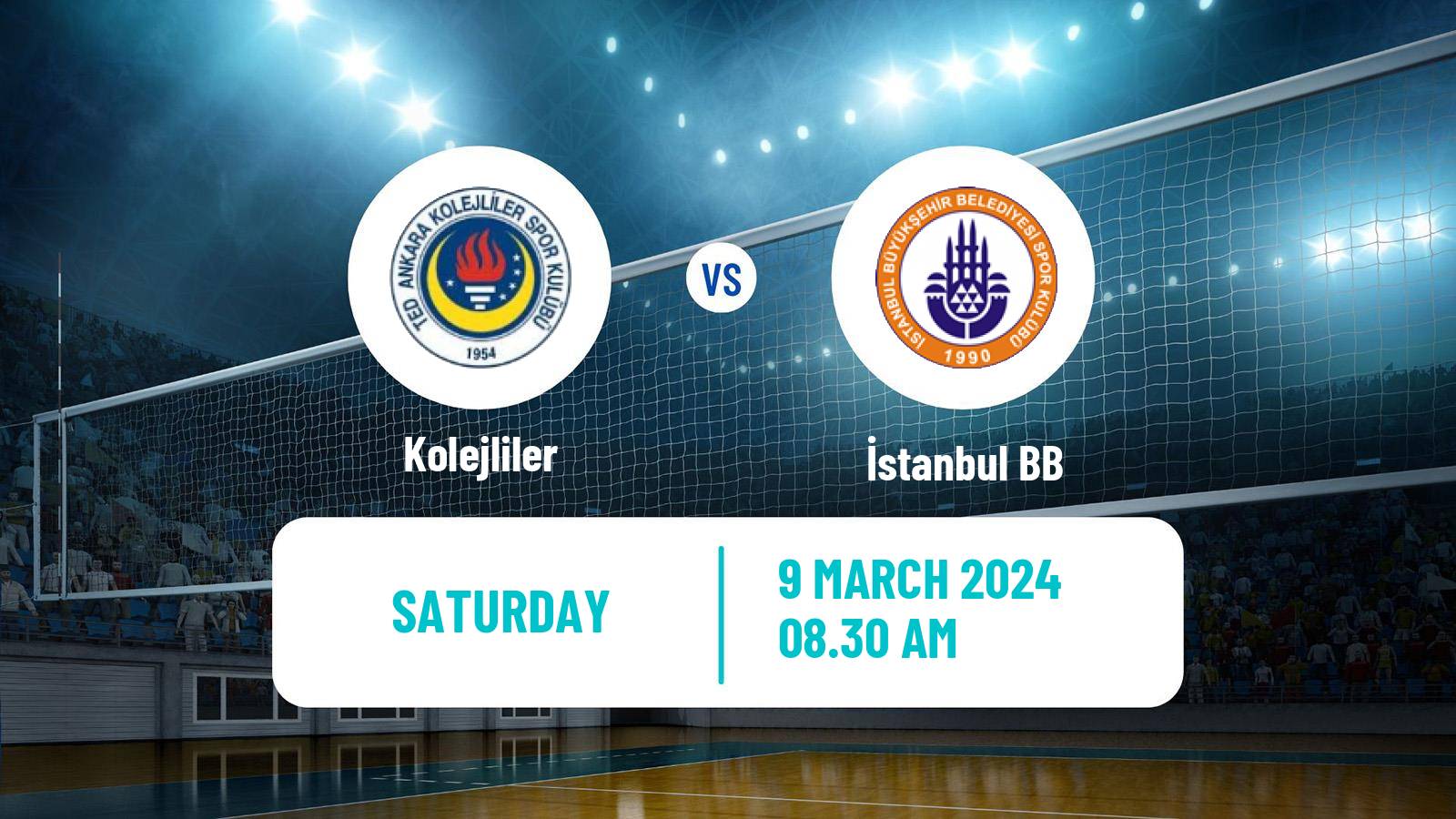 Volleyball Turkish 1 Ligi Volleyball Women Kolejliler - İstanbul BB