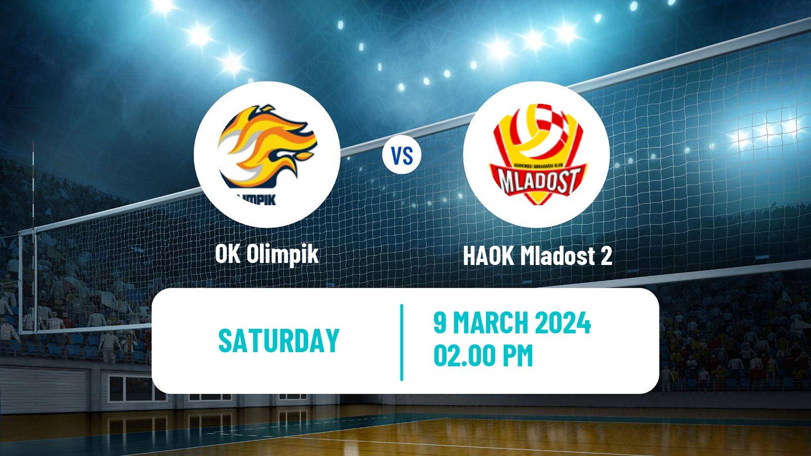 Volleyball Croatian Prva Liga Volleyball Women Olimpik - HAOK Mladost 2