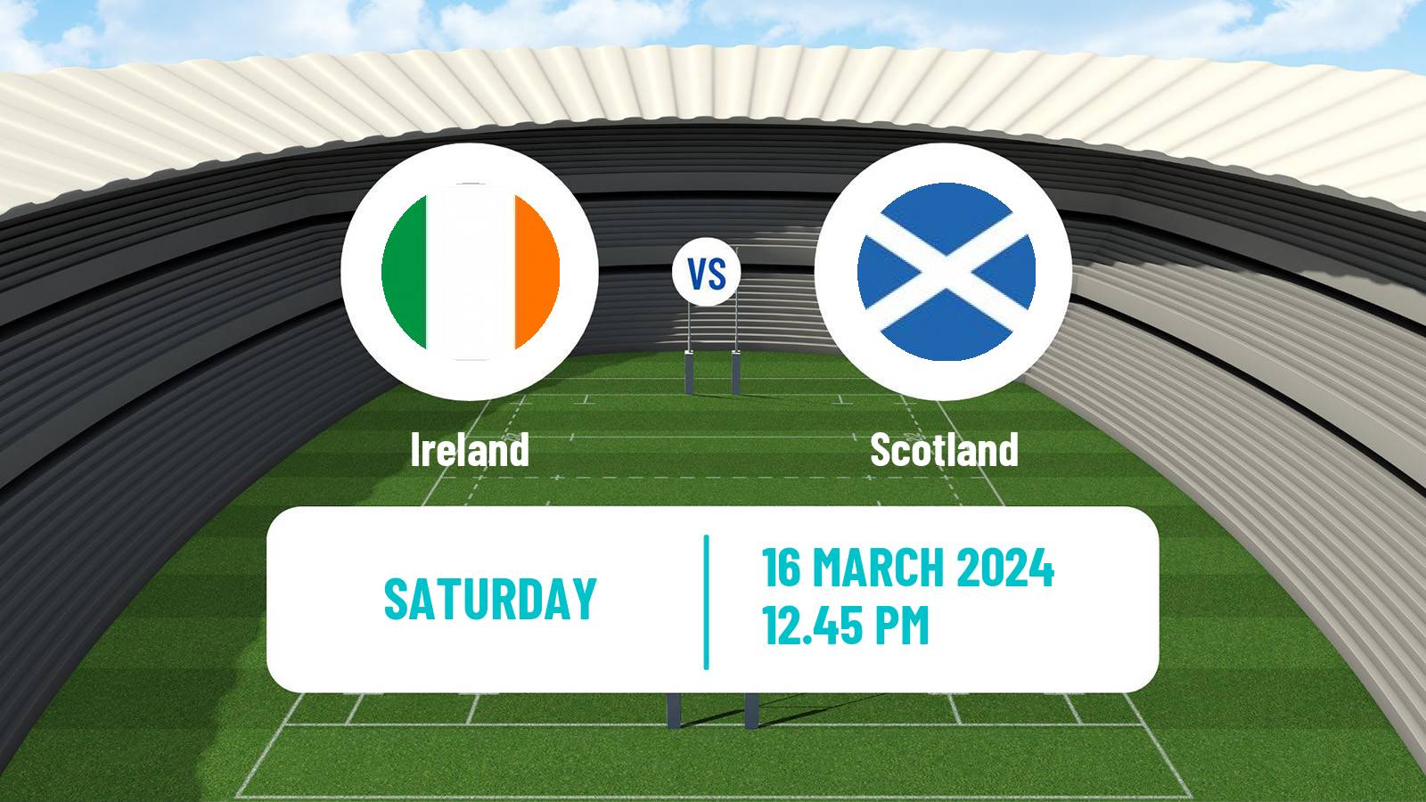 Rugby union Six Nations Ireland - Scotland