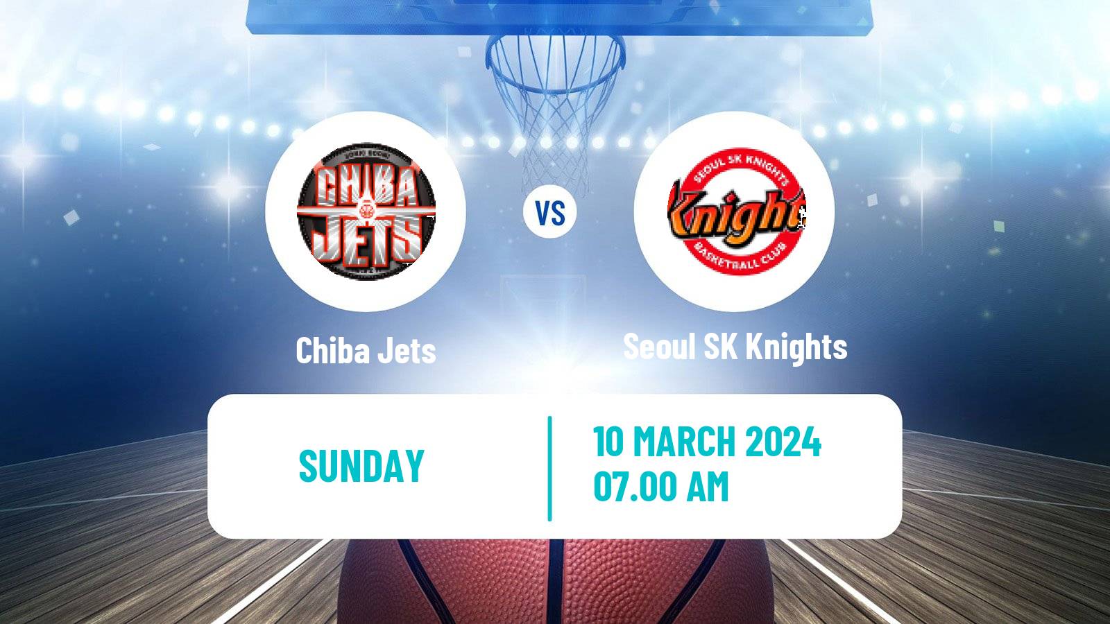 Basketball EASL Basketball Chiba Jets - Seoul SK Knights