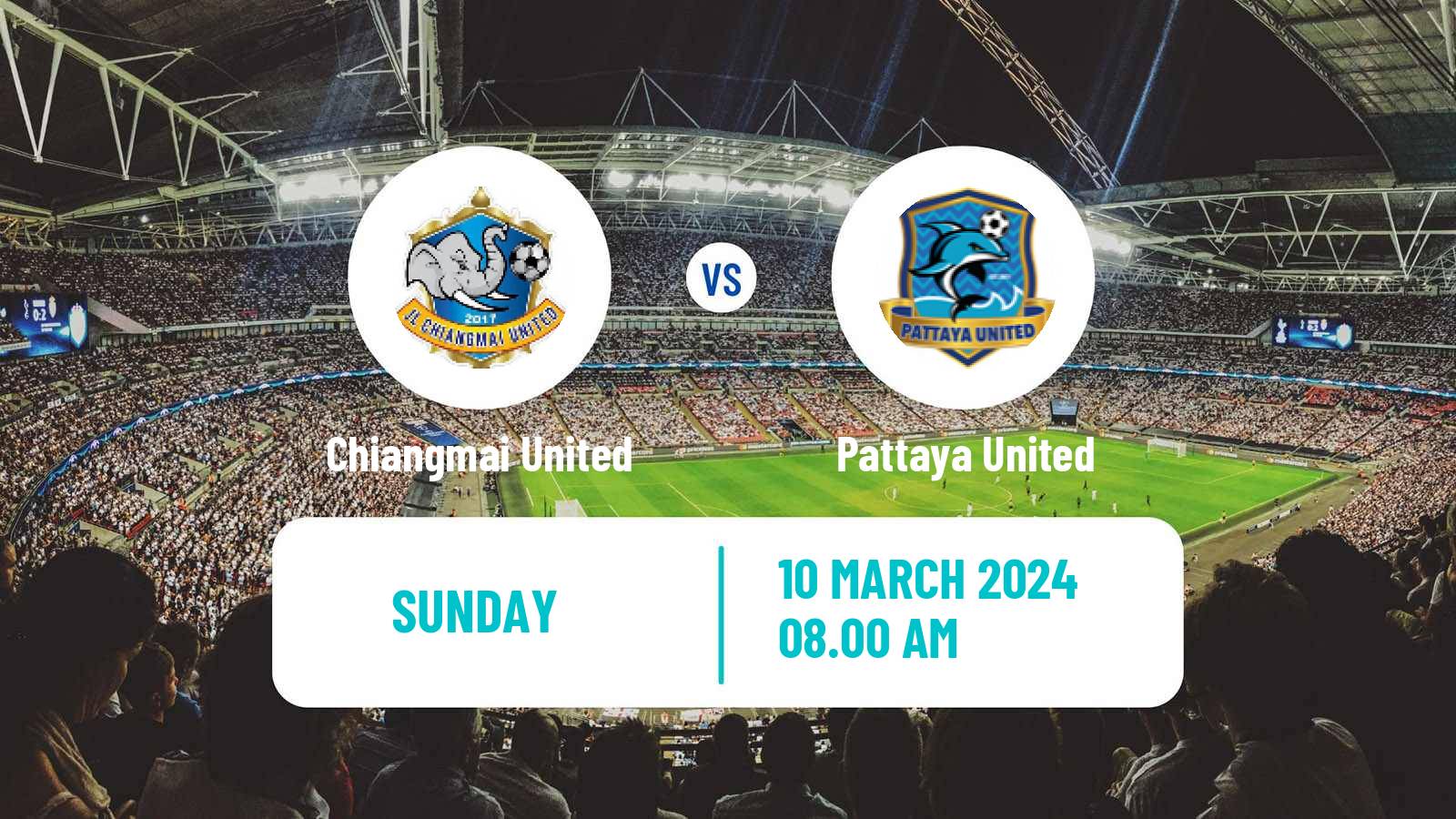 Soccer Thai League 2 Chiangmai United - Pattaya United