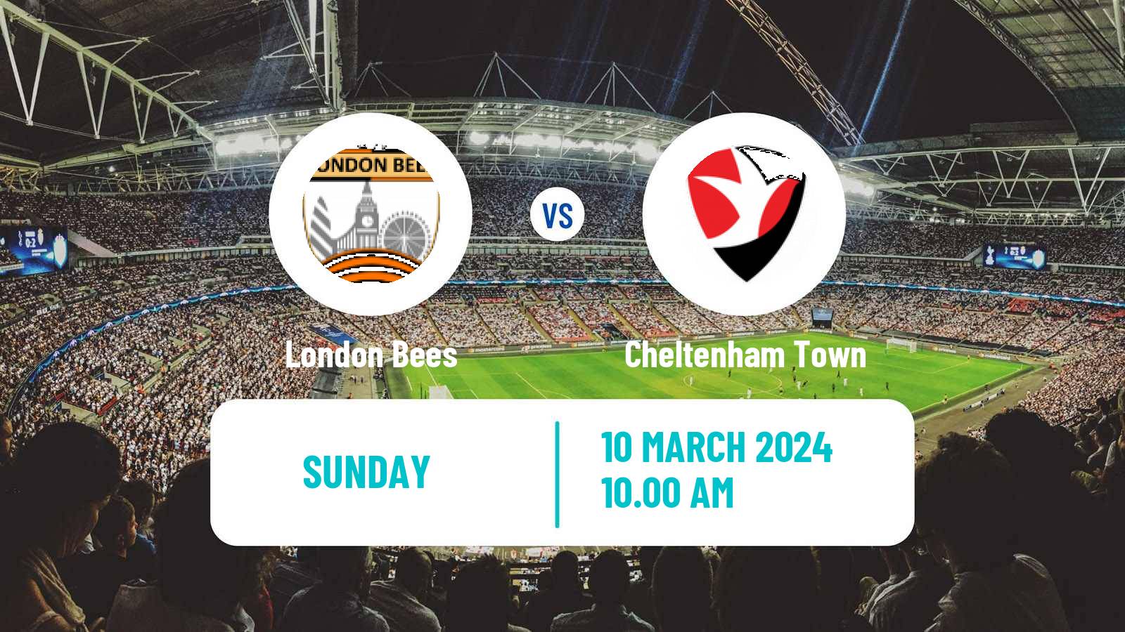 Soccer English National League South Women London Bees - Cheltenham Town