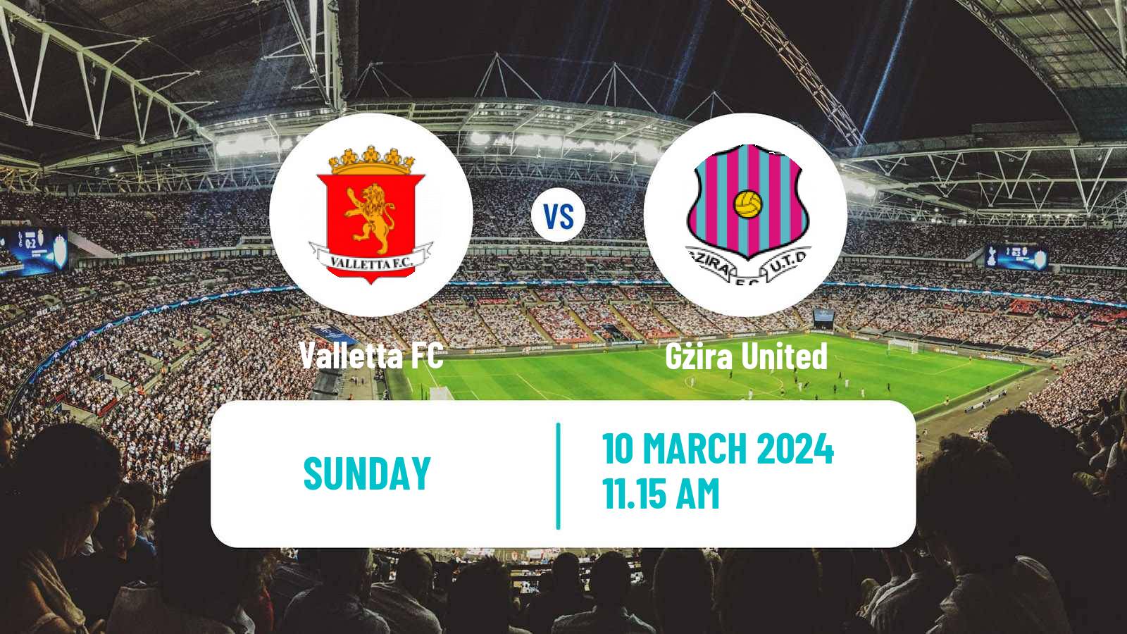 Soccer Maltese Premier League Valletta - Gżira United