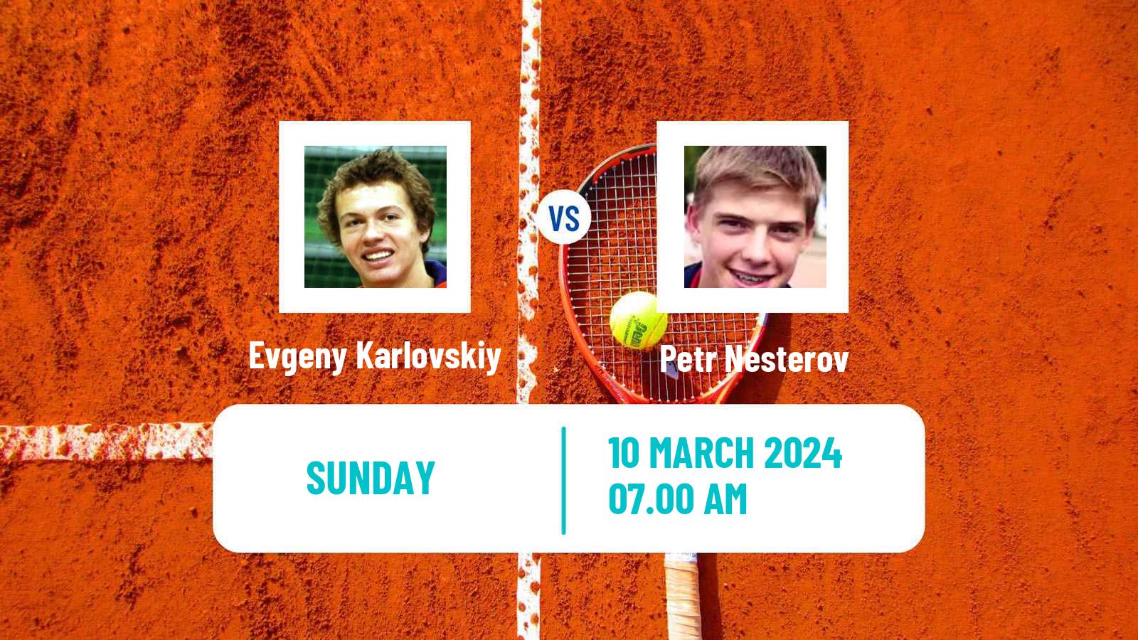 Tennis ITF M15 Aktobe Men Evgeny Karlovskiy - Petr Nesterov
