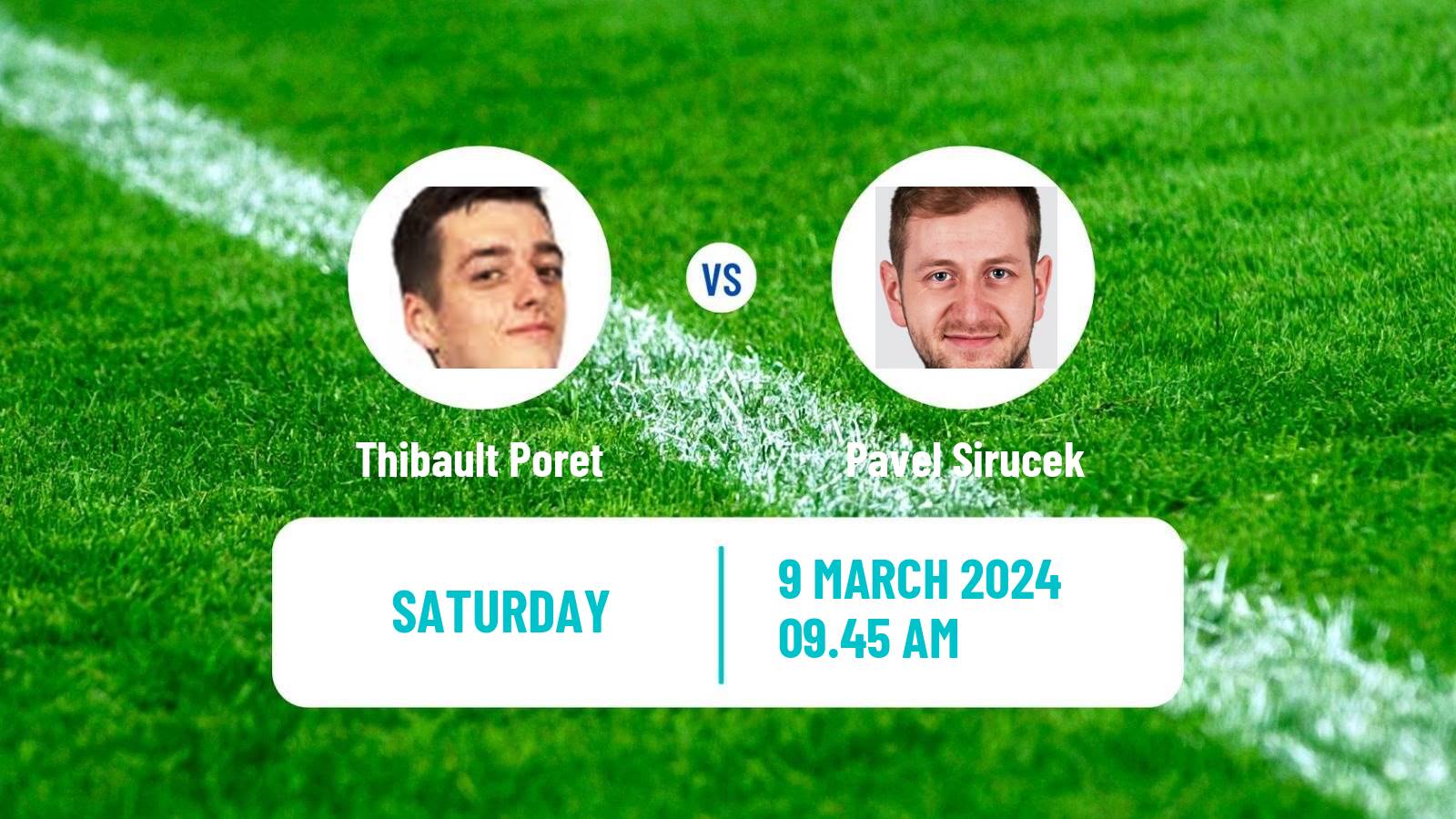 Table tennis Tt Star Series Men Thibault Poret - Pavel Sirucek