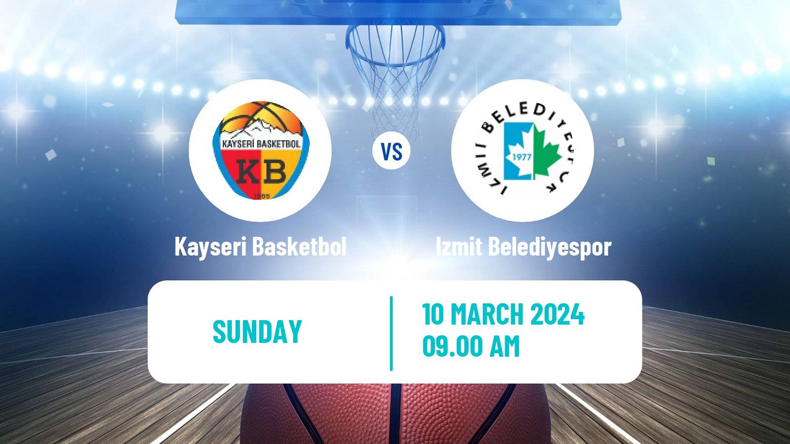 Basketball Turkish Basketball League Women Kayseri Basketbol - Izmit Belediyespor