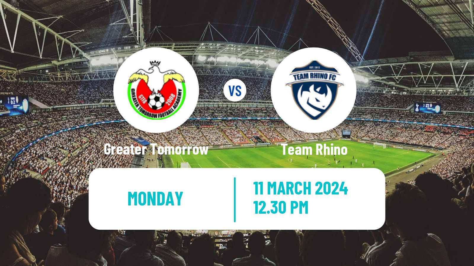 Soccer Gambian GFA League Greater Tomorrow - Team Rhino