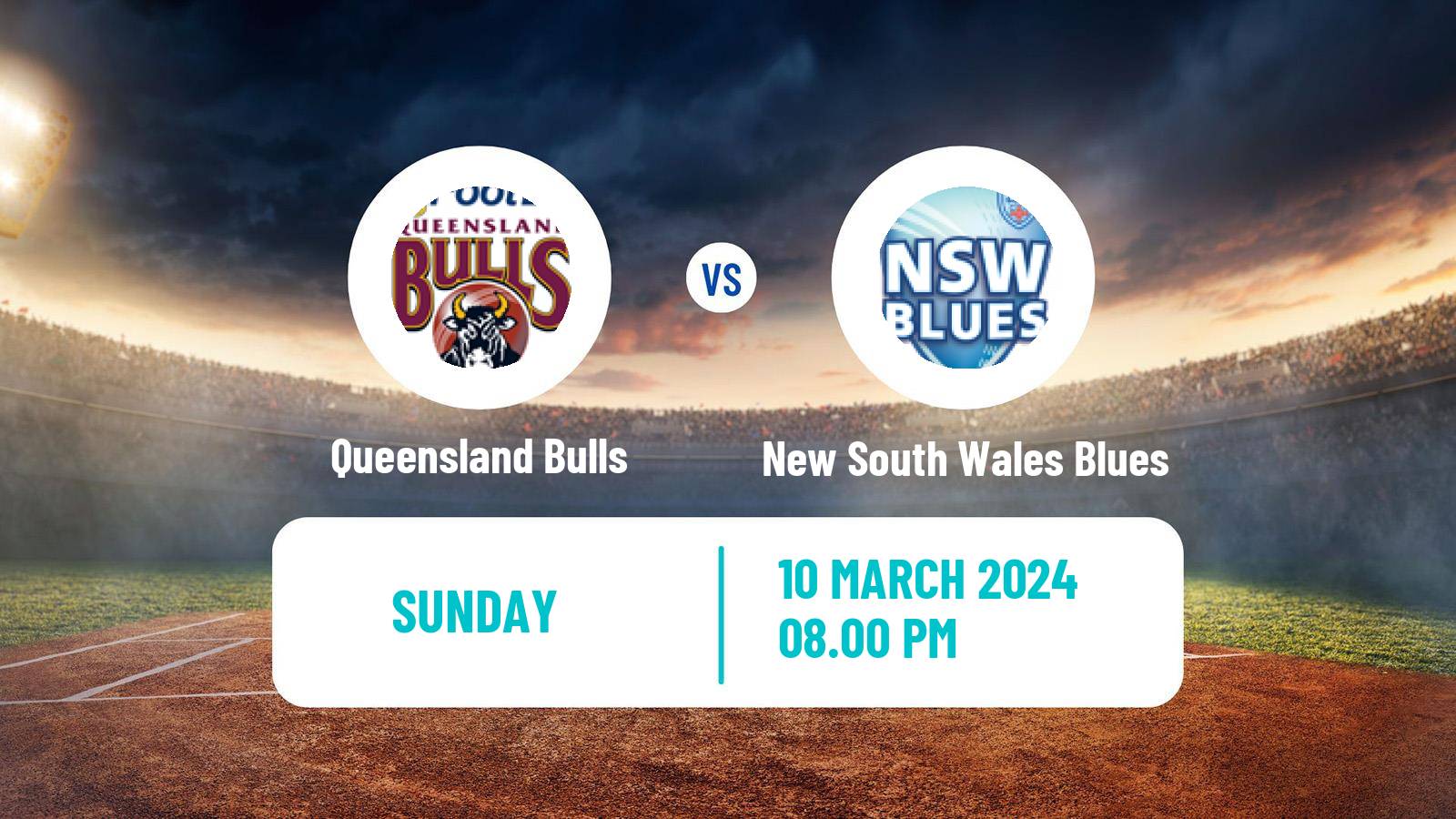 Cricket Australian Sheffield Shield Queensland Bulls - New South Wales Blues
