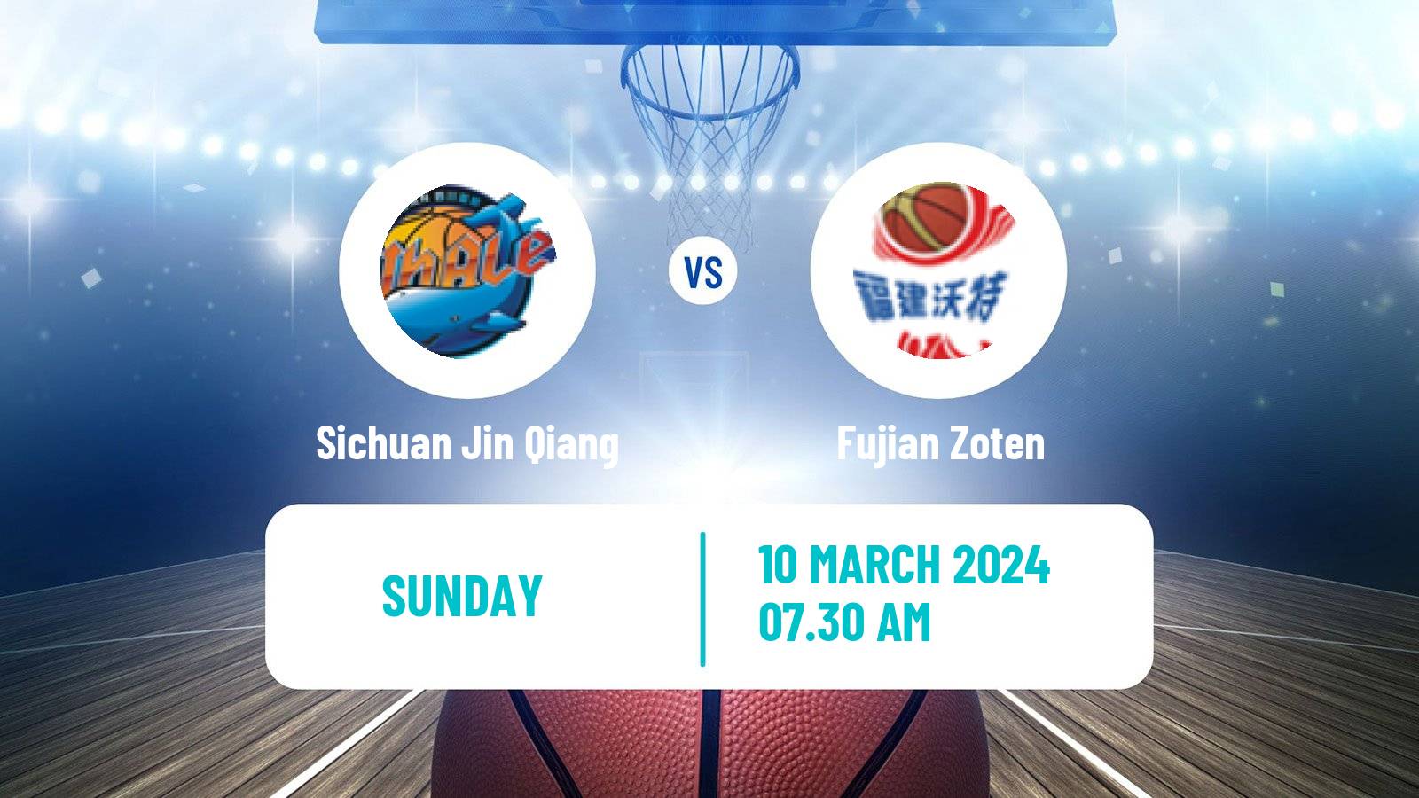 Basketball WCBA Sichuan Jin Qiang - Fujian Zoten