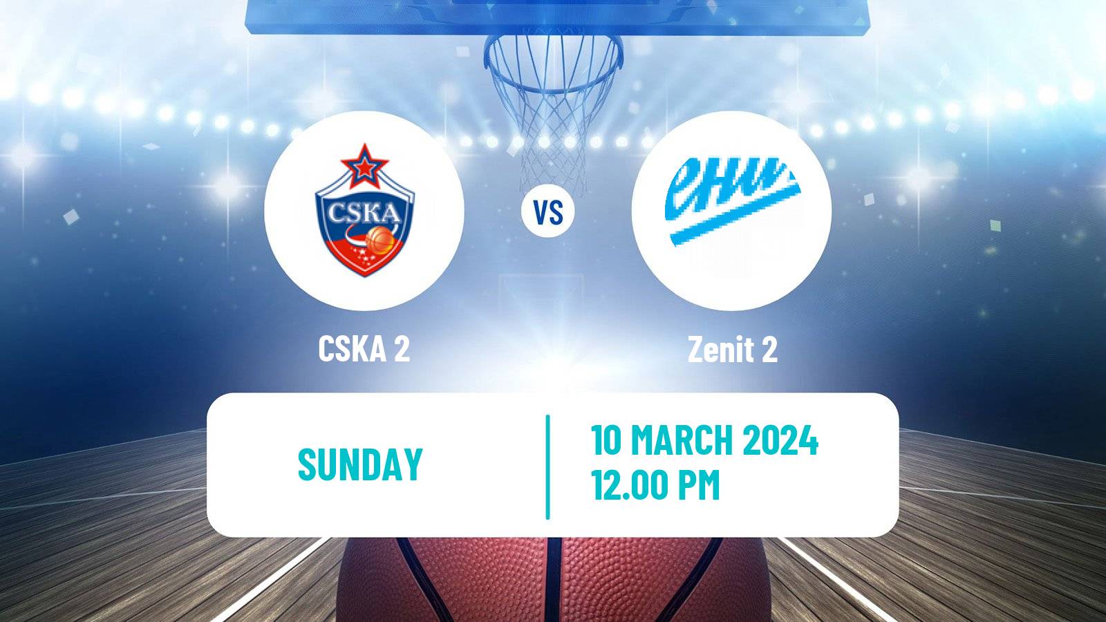 Basketball Russian Super League Basketball CSKA 2 - Zenit 2