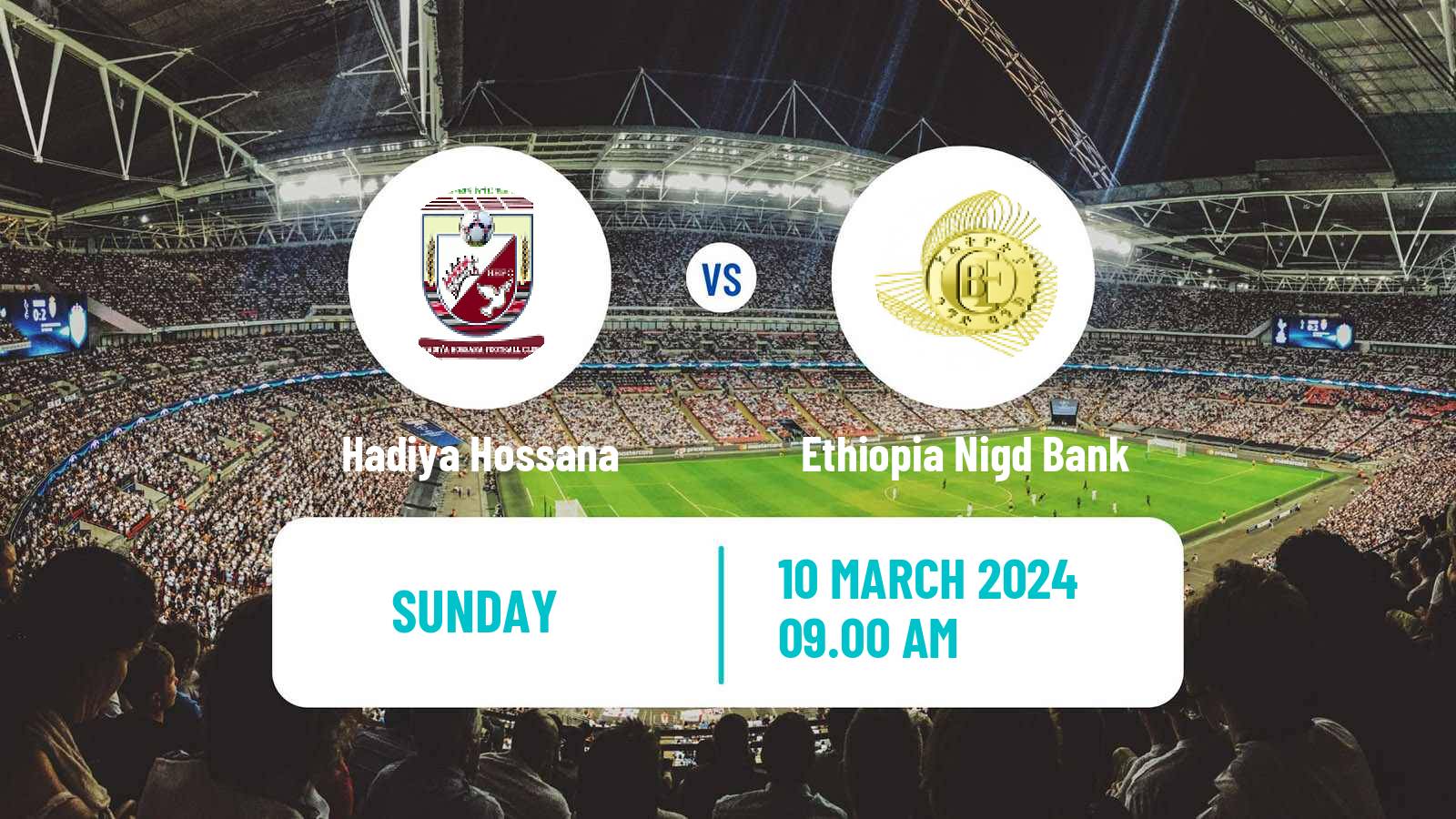 Soccer Ethiopian Premier League Hadiya Hossana - Ethiopia Nigd Bank