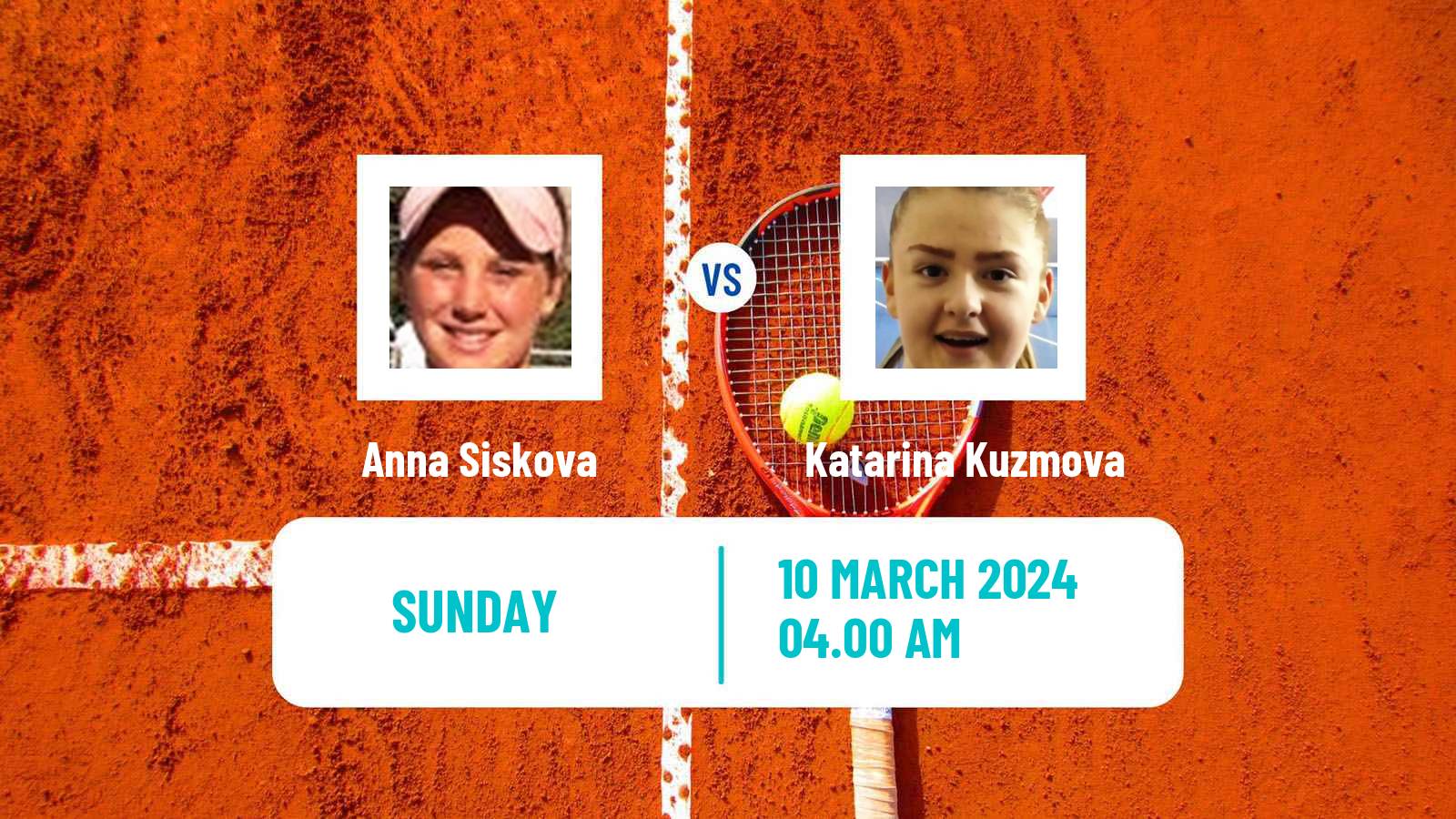 Tennis ITF W15 Sharm Elsheikh 5 Women Anna Siskova - Katarina Kuzmova