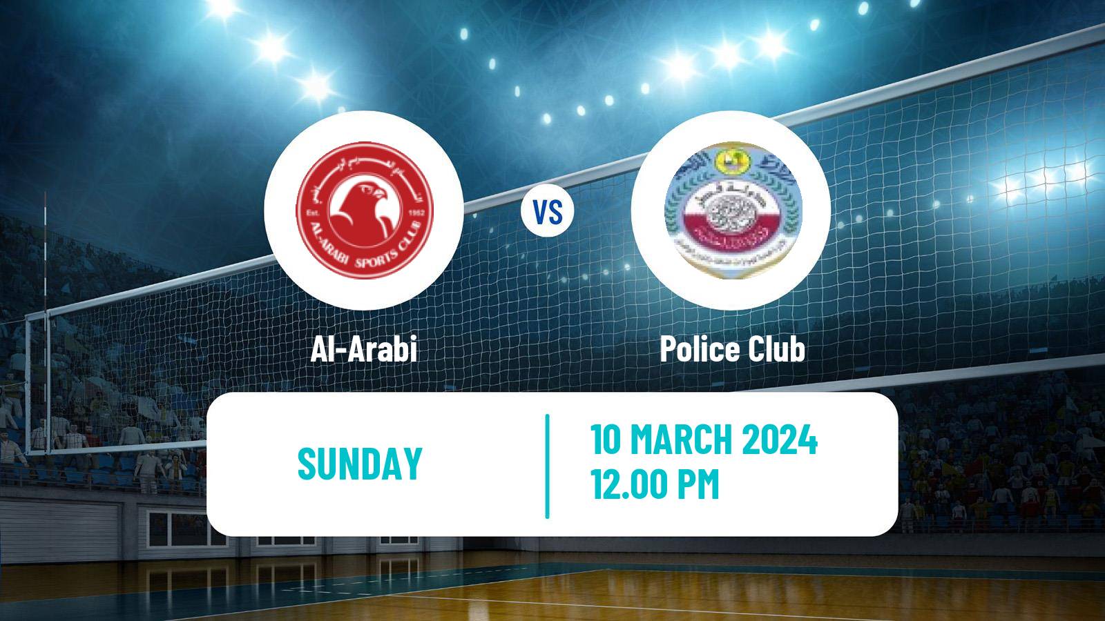 Volleyball Qatar Volleyball League Al-Arabi - Police Club