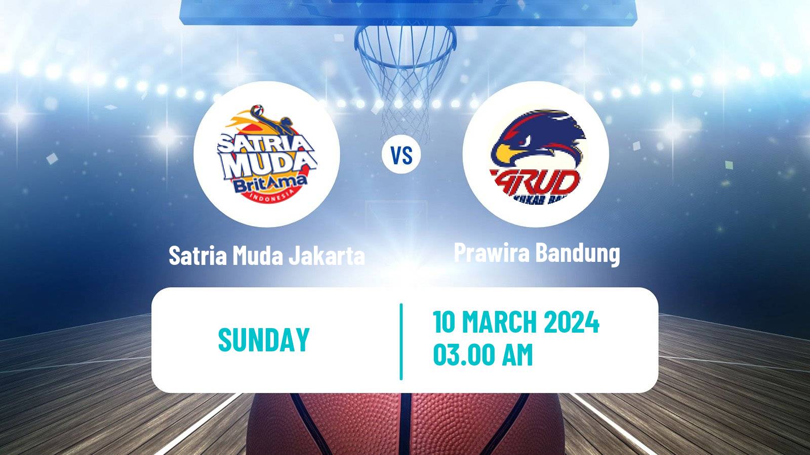 Basketball Indonesian IBL Satria Muda Jakarta - Prawira Bandung