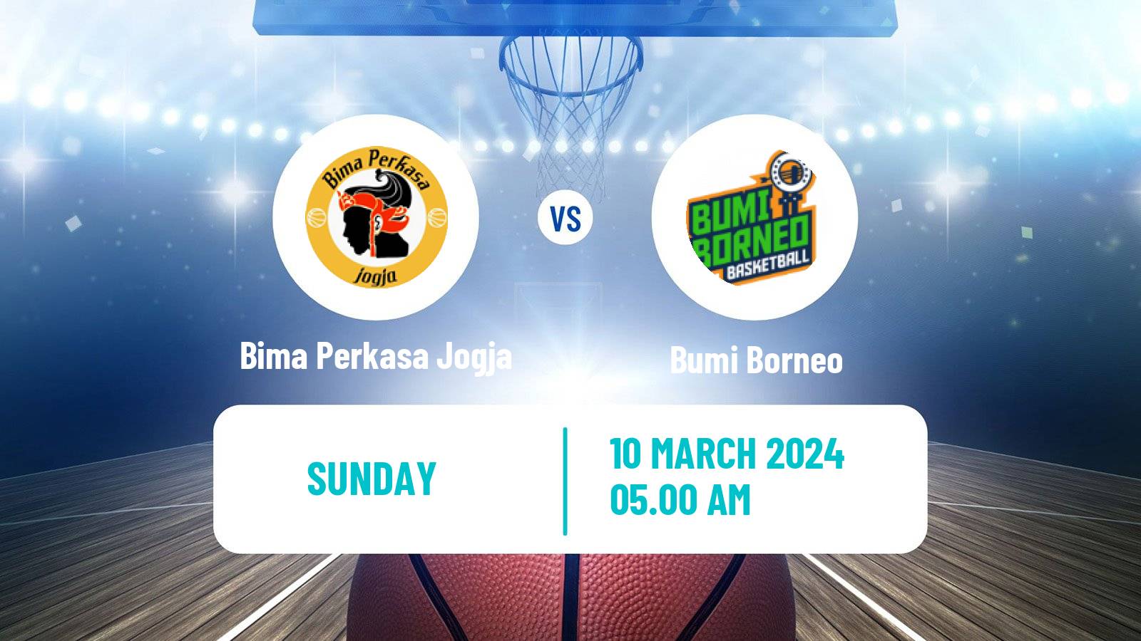 Basketball Indonesian IBL Bima Perkasa Jogja - Bumi Borneo