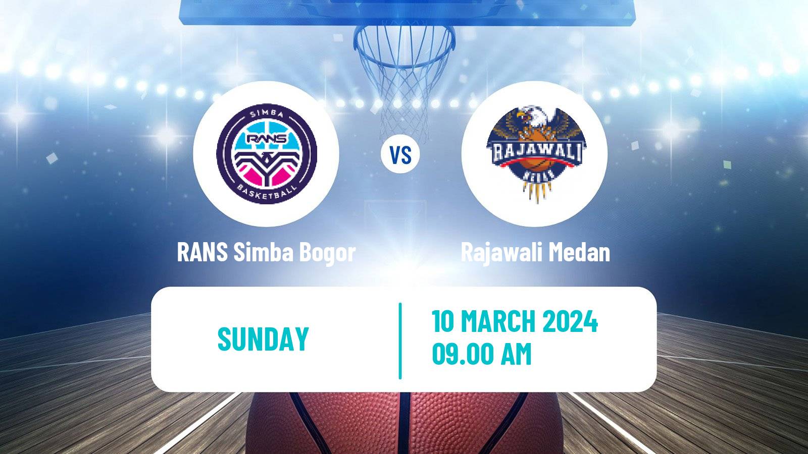 Basketball Indonesian IBL RANS Simba Bogor - Rajawali Medan