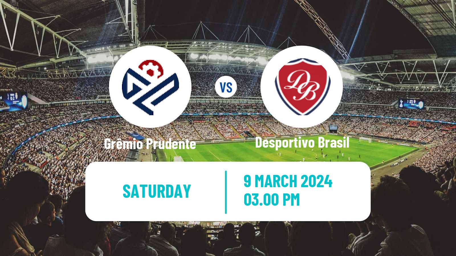 Soccer Brazilian Campeonato Paulista A3 Grêmio Prudente - Desportivo Brasil