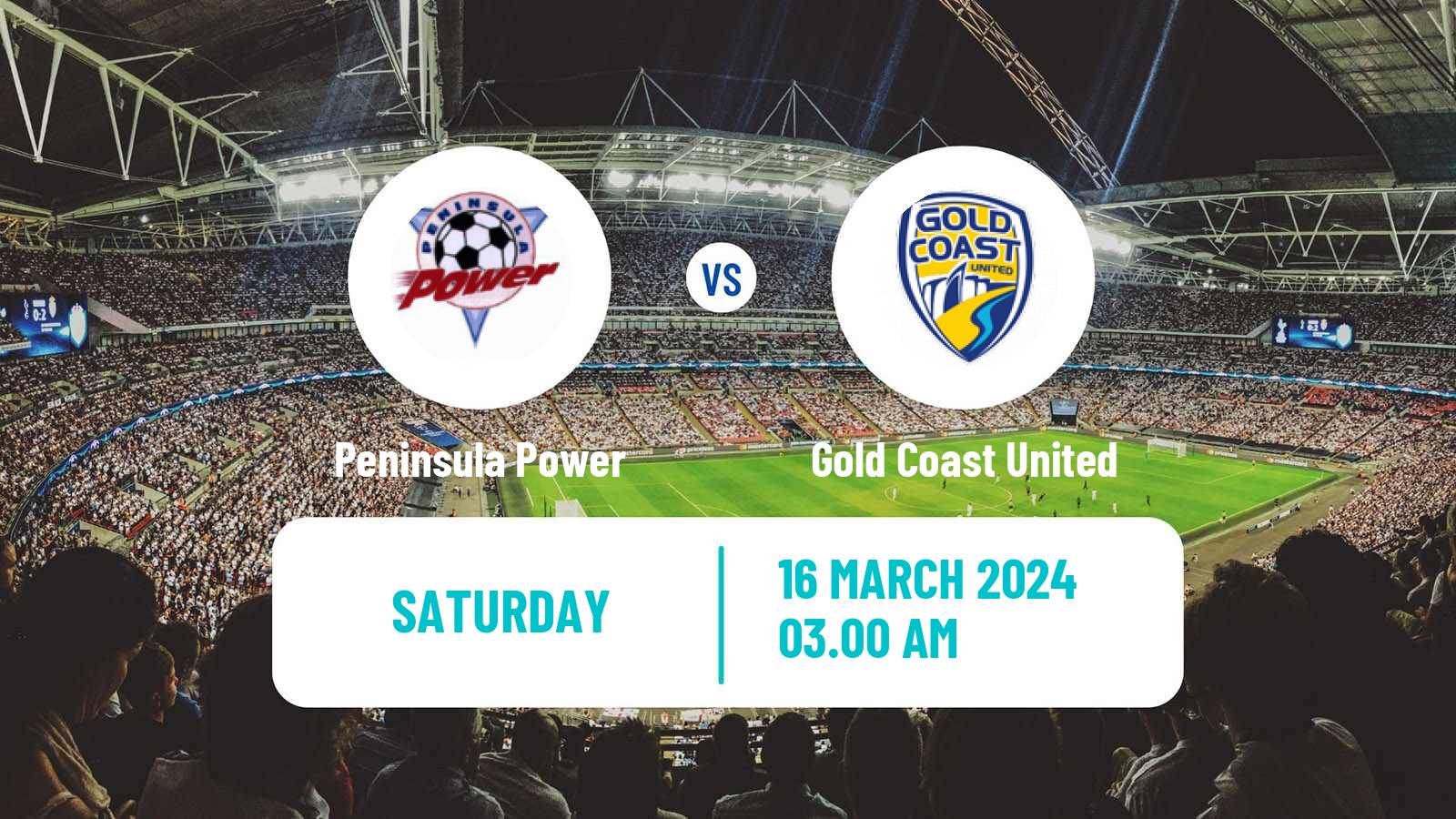 Soccer Australian NPL Queensland Peninsula Power - Gold Coast United