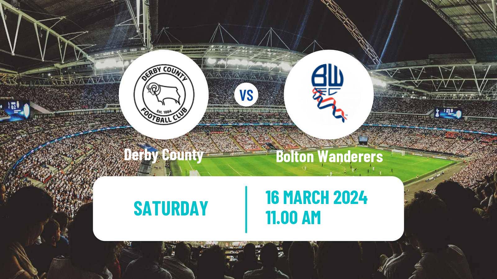 Soccer English League One Derby County - Bolton Wanderers
