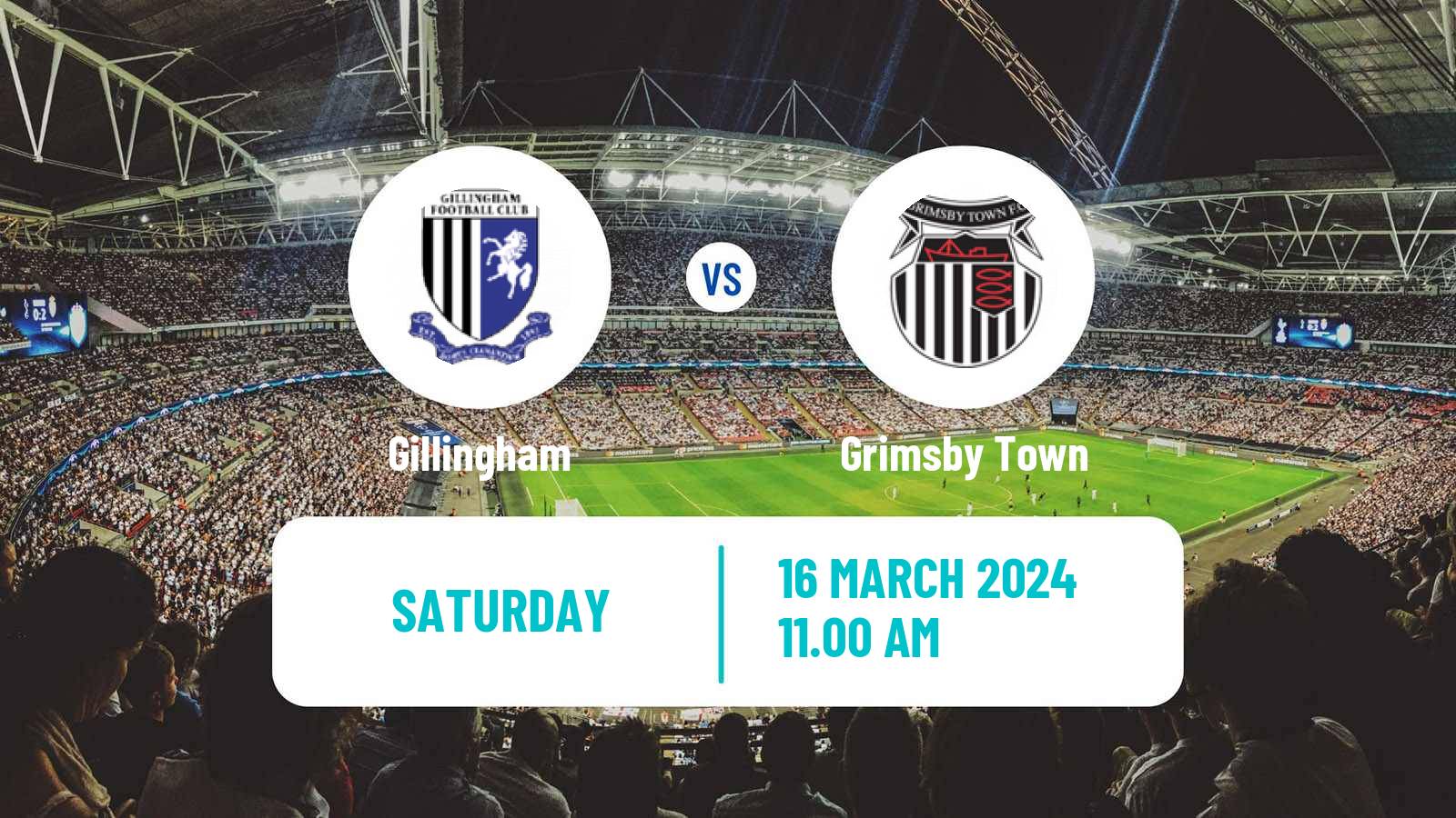 Soccer English League Two Gillingham - Grimsby Town