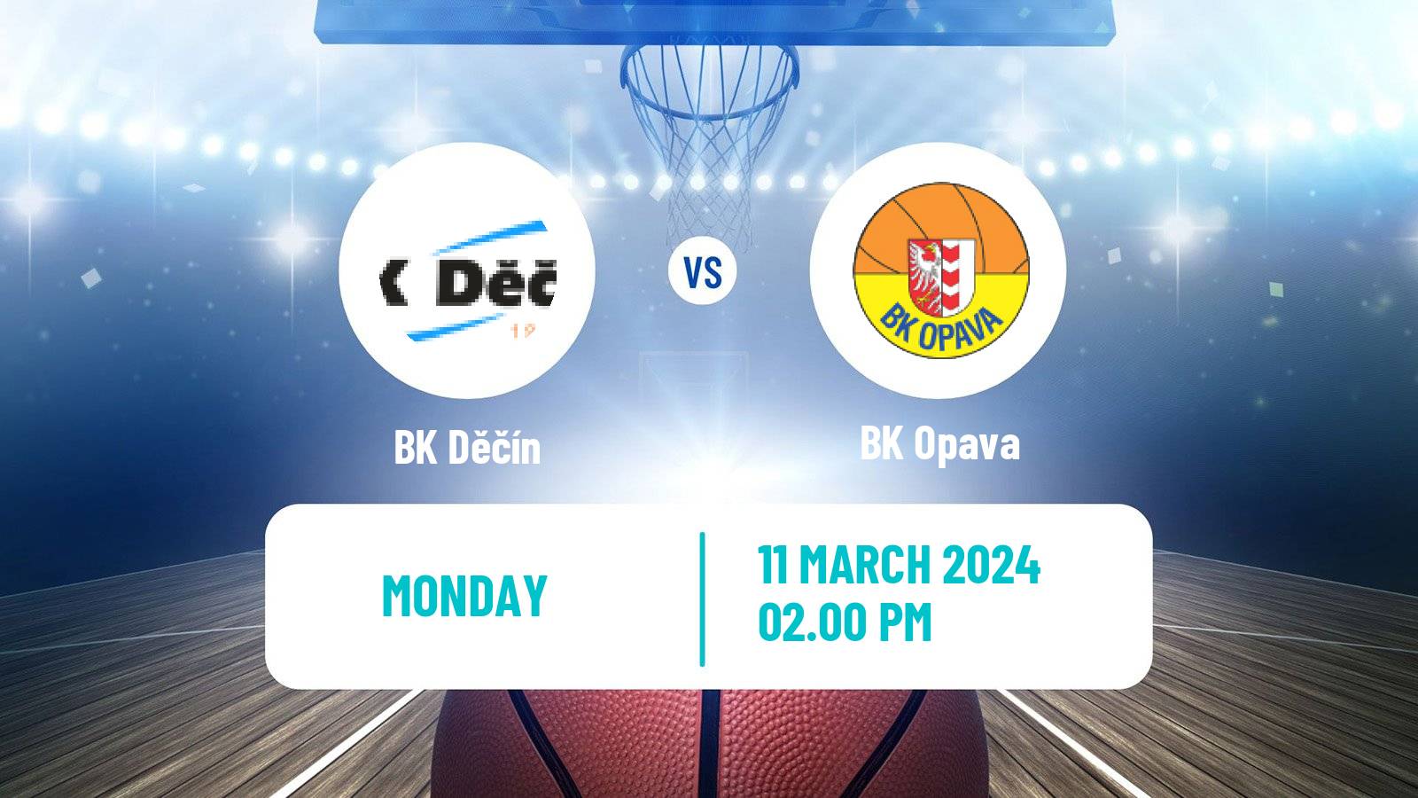 Basketball Czech NBL Děčín - Opava