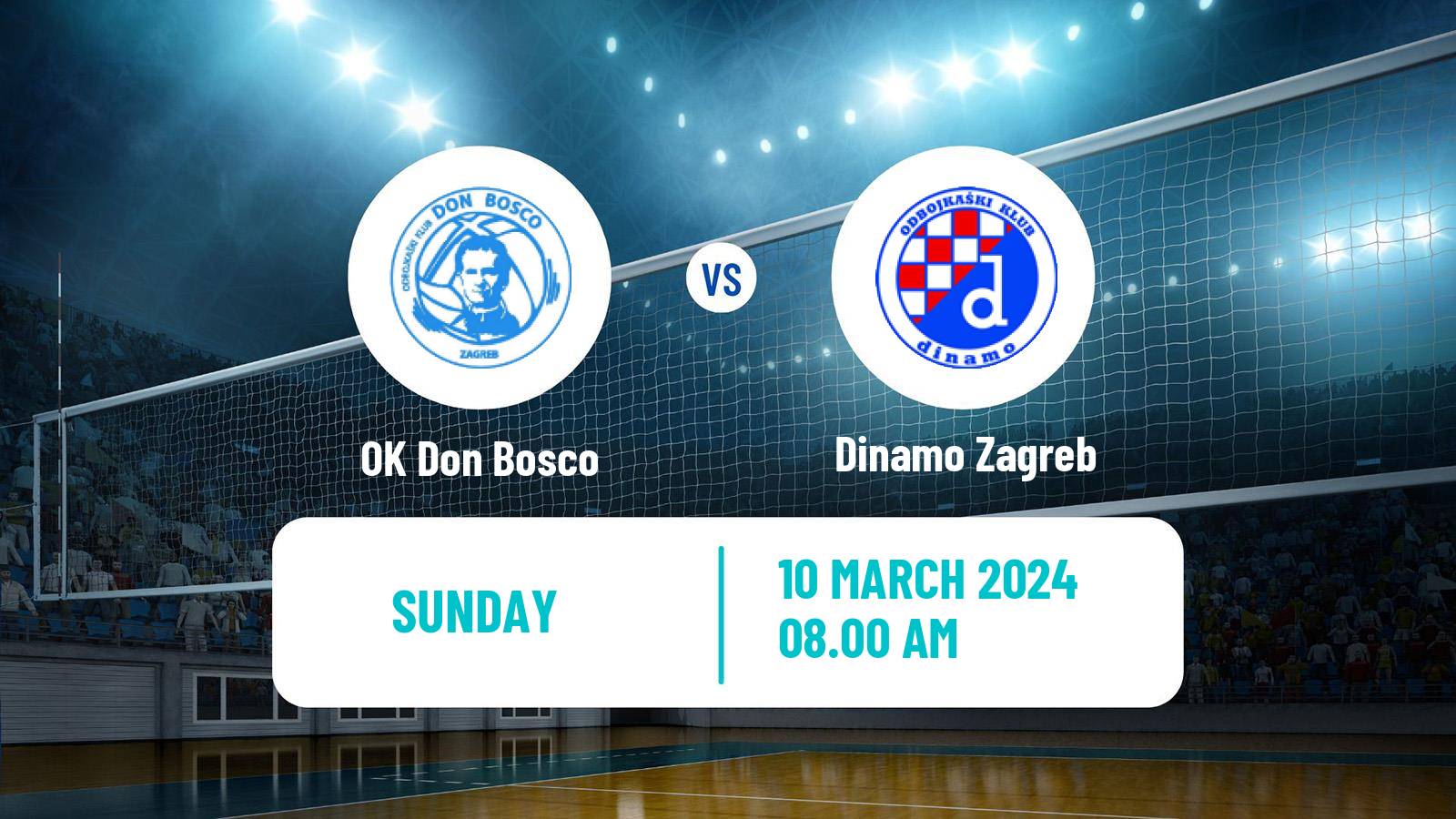 Volleyball Croatian Superliga Volleyball Women Don Bosco - Dinamo Zagreb