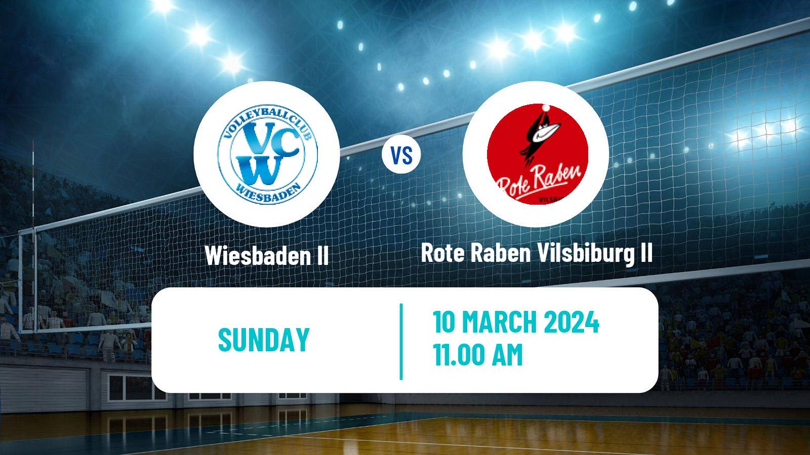 Volleyball German 2 Bundesliga South Volleyball Women Wiesbaden II - Rote Raben Vilsbiburg II