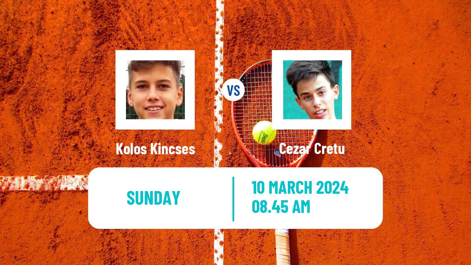 Tennis Szekesfehervar Challenger Men Kolos Kincses - Cezar Cretu