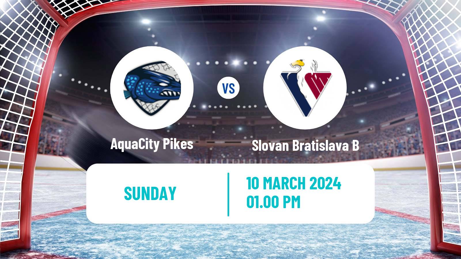 Hockey Slovak 1 Liga Hockey AquaCity Pikes - Slovan Bratislava B