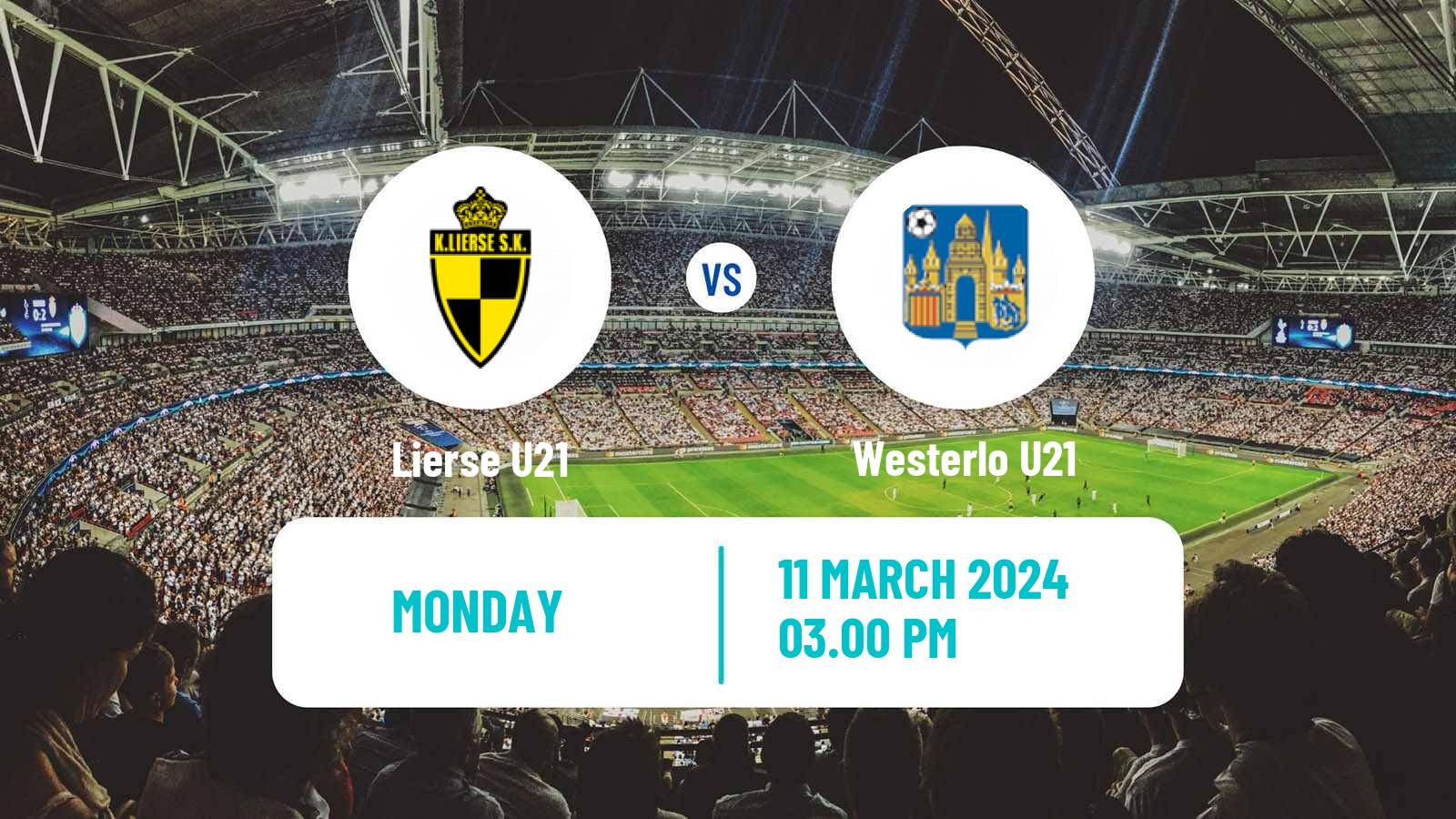 Soccer Belgian Pro League U21 Lierse U21 - Westerlo U21
