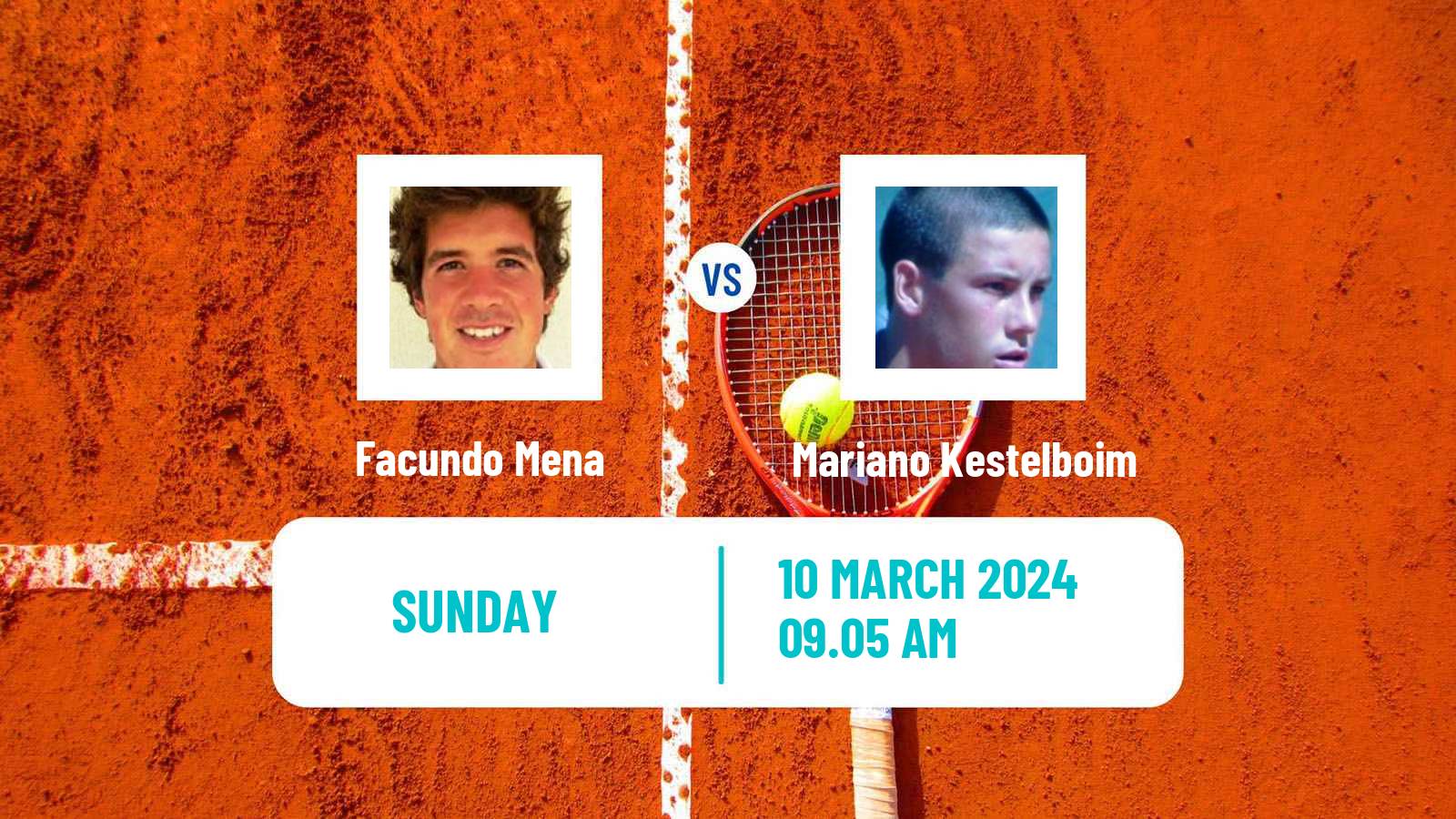 Tennis Santiago Challenger Men Facundo Mena - Mariano Kestelboim