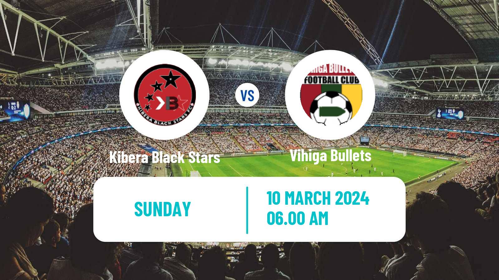 Soccer Kenyan Super League Kibera Black Stars - Vihiga Bullets