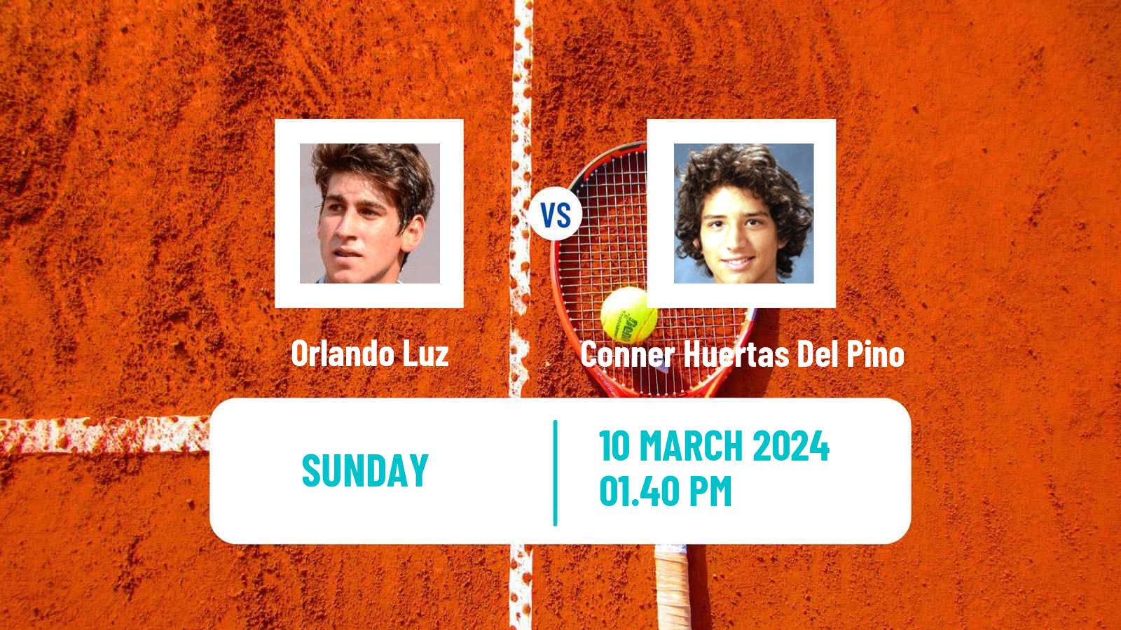 Tennis Santiago Challenger Men Orlando Luz - Conner Huertas Del Pino