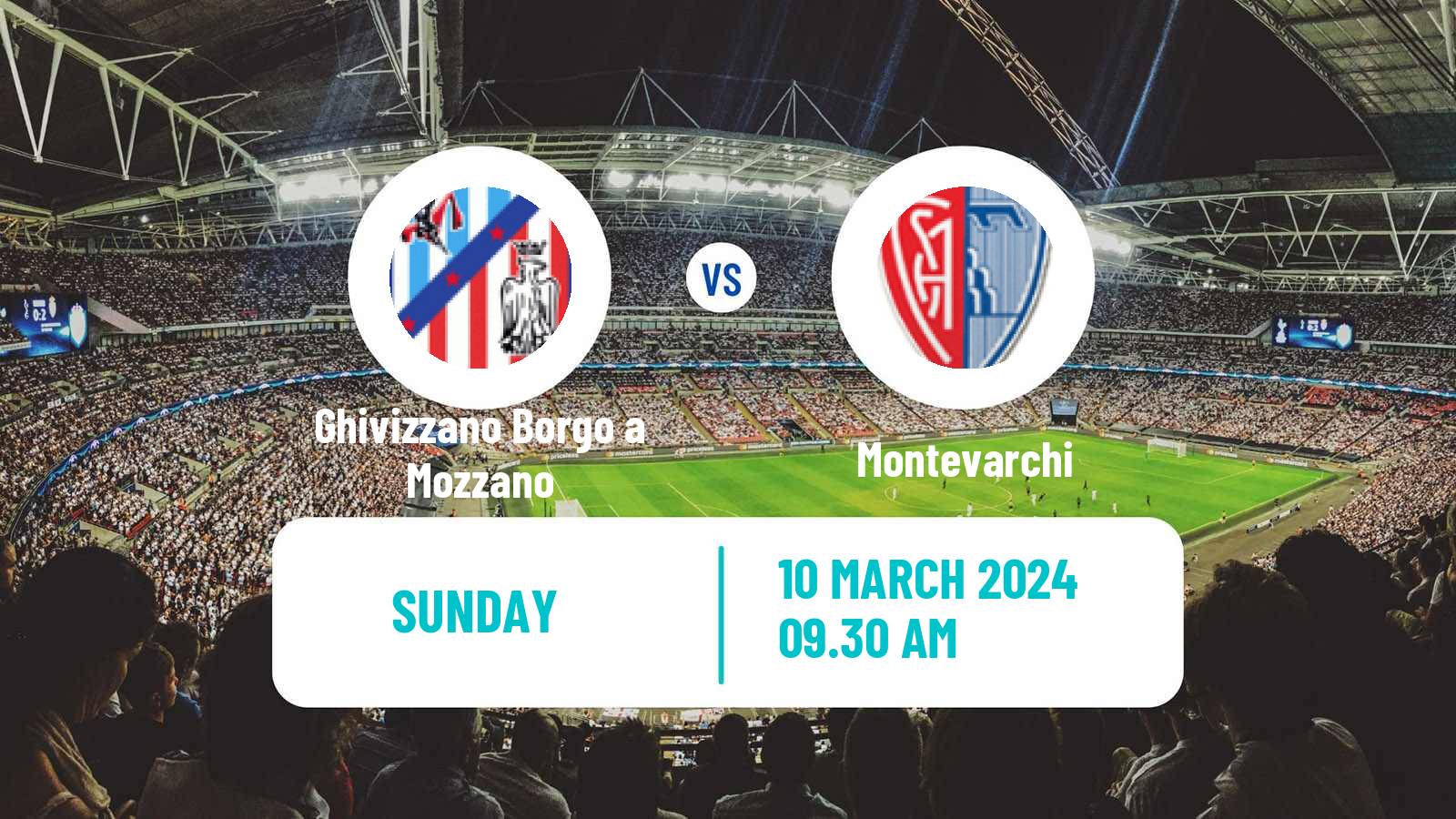 Soccer Italian Serie D - Group E Ghivizzano Borgo a Mozzano - Montevarchi