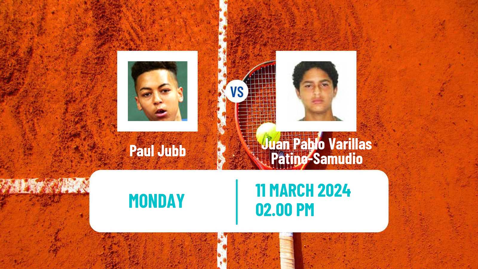 Tennis Santiago Challenger Men Paul Jubb - Juan Pablo Varillas Patino-Samudio