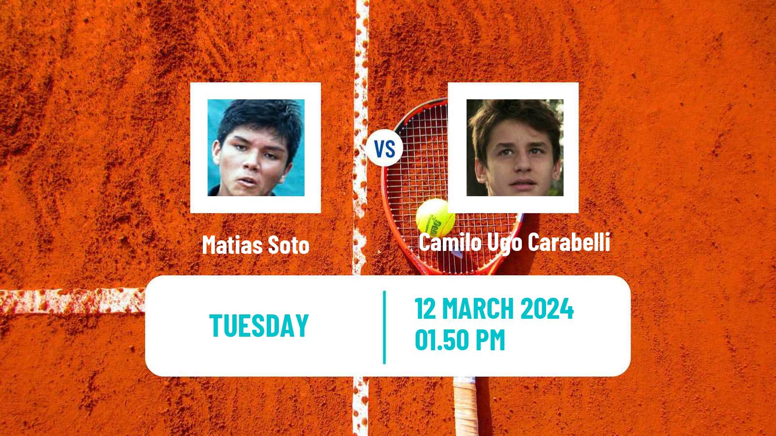 Tennis Santiago Challenger Men Matias Soto - Camilo Ugo Carabelli
