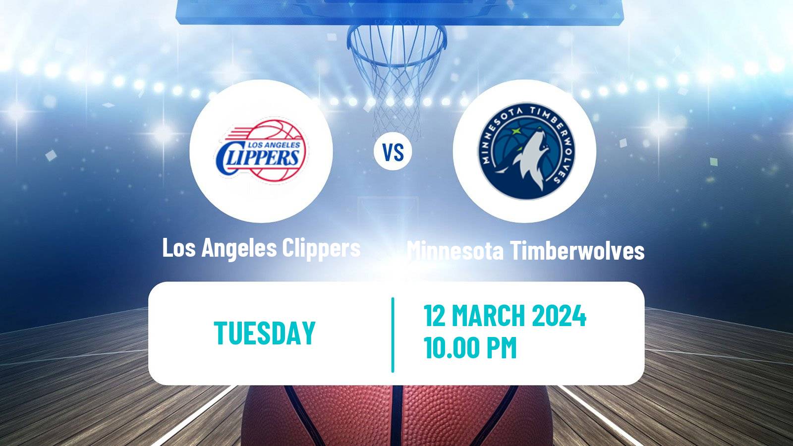 Basketball NBA Los Angeles Clippers - Minnesota Timberwolves
