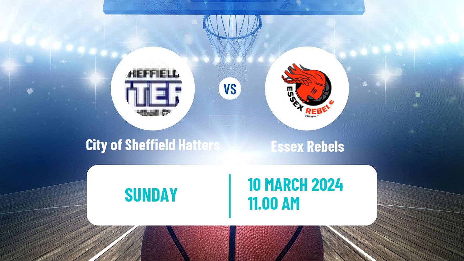 Basketball British WBBL City of Sheffield Hatters - Essex Rebels