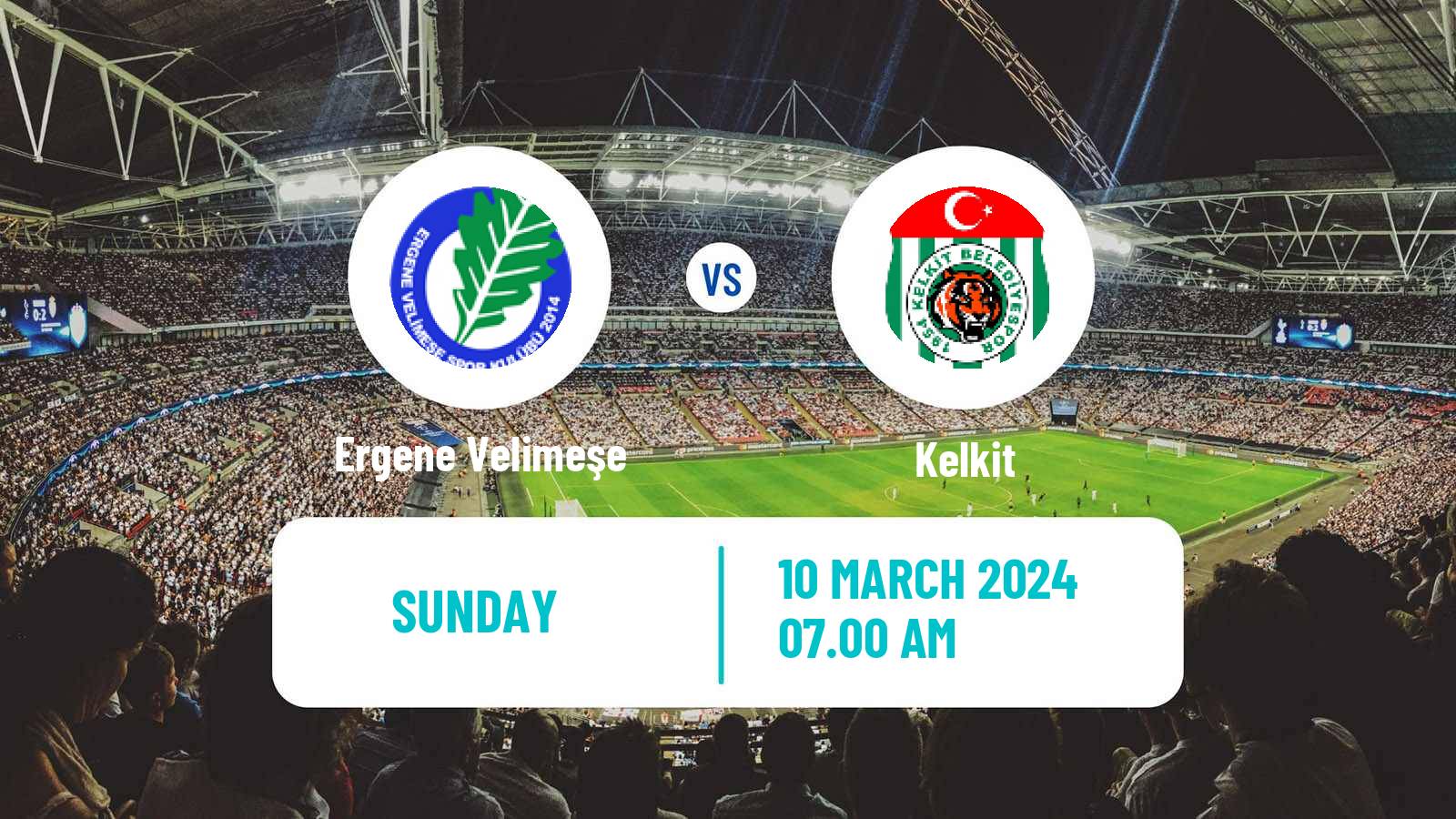 Soccer Turkish 3 Lig Group 2 Ergene Velimeşe - Kelkit